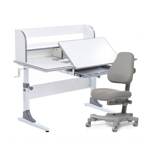 Комплект парта Nerine Grey + кресло Solidago Grey